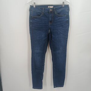 womans SO clothing size 9 29w skinny blue jeans classic straight leg jeggings
